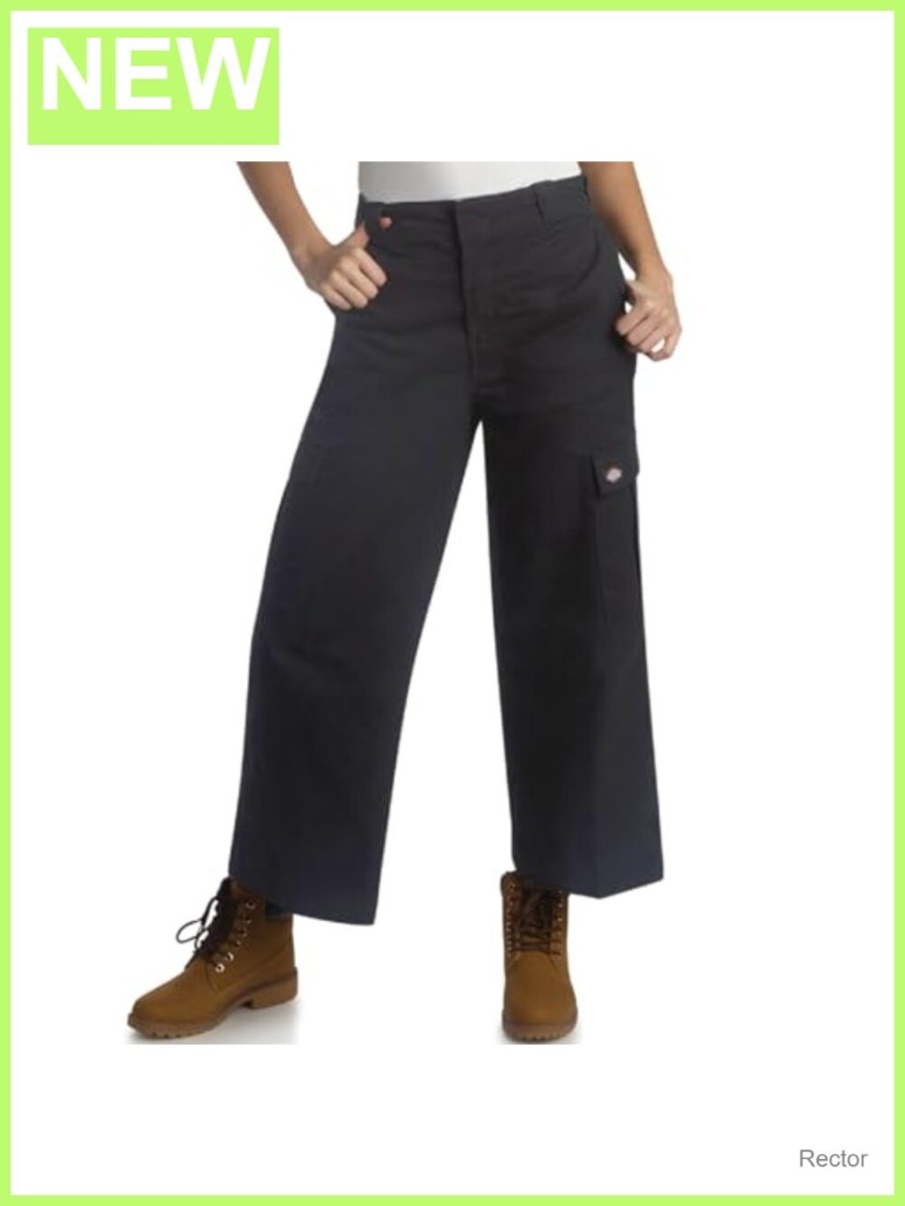 High Waisted Wide Leg Cargo Pants - 6 Pocket Workwear